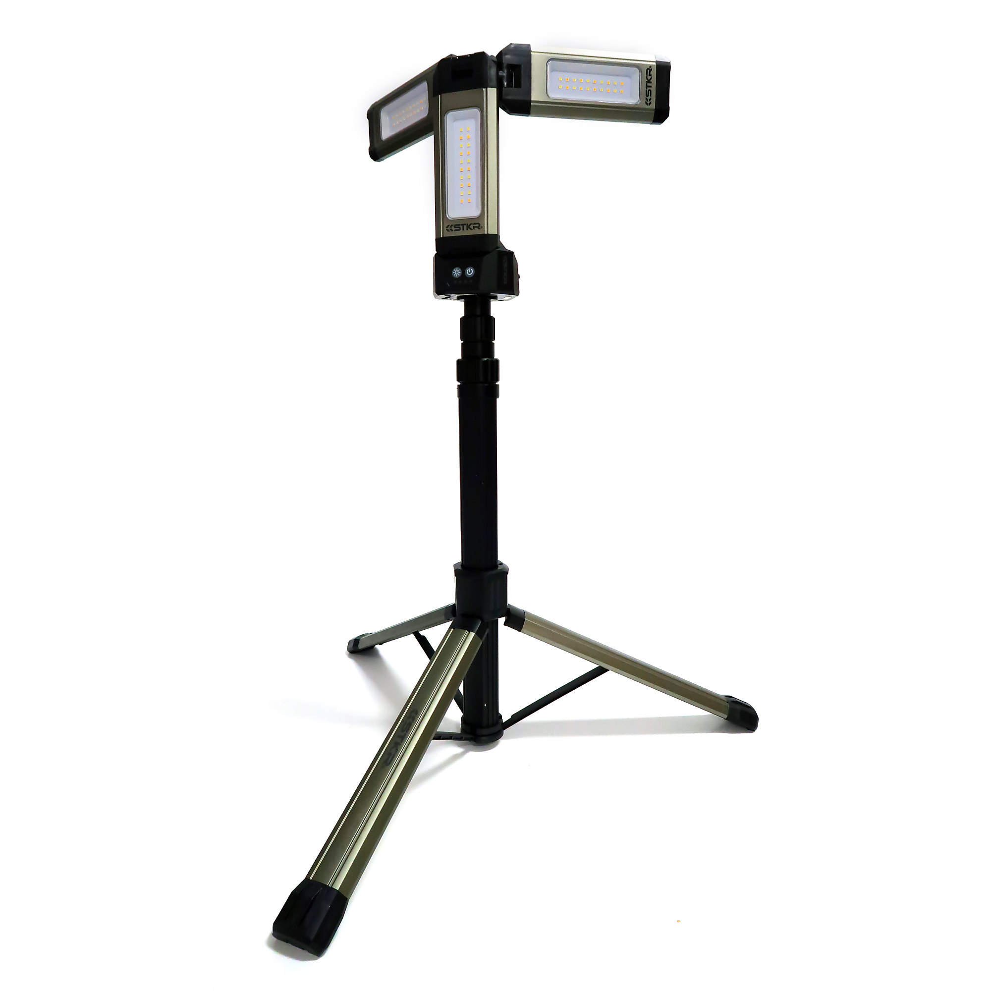 STKR Concepts TRi Mobile Work Light with Tripod - 2000 Lumens, LED, Rechargeable, Weather-Resistant, Model# 12681